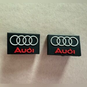 NEW- Audi Black and Red Car Croc Charms Set-  Rare
